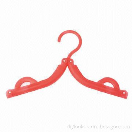 Portable 5-in-1 Travel Dual-folding Plastic Hanger